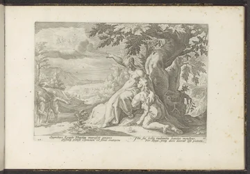 Clymene aponta a Phaëthon o seu pai, o deus sol
Metamorfoses de Ovid (título da série)
Recriações de P. Ovidius Naso (título da série)