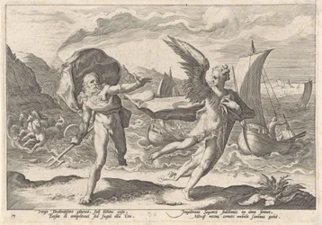 Coronis transforma-se num corvo
Metamorfoses por Ovid (título da série)