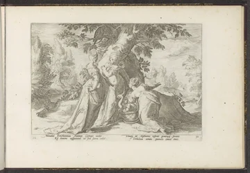 Filhas de Cecrops abrem o cesto da Minerva
Metamorfoses de Ovid (título da série)
Recriações de P. Ovidius Naso (título da série)