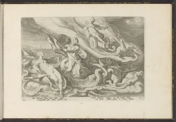 Juno reclama com Thetis e Oceanus Metamorfoses de Ovídio (título da série) Recriações de P. Ovidius Naso (título da série)
