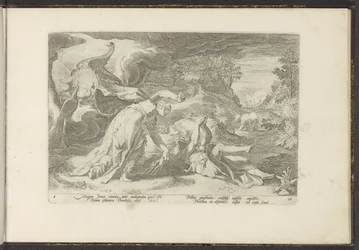 Juno transforma Callisto em um urso Metamorfoses de Ovídio (título da série) Recriações de P. Ovidius Naso (título da série)