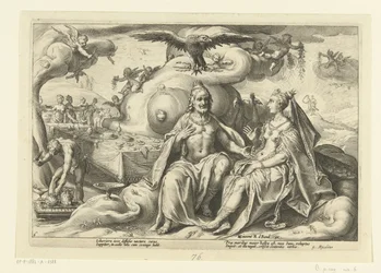 Júpiter e Juno debatem qual dos sexos tem um maior apetite por amor
Metamorfoses de Ovid (título da série)