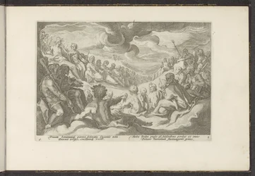Júpiter convoca os deuses das Olimpíadas
Metamorfoses de Ovid (título da série)
Recriações de P. Ovidius Naso (título da série)