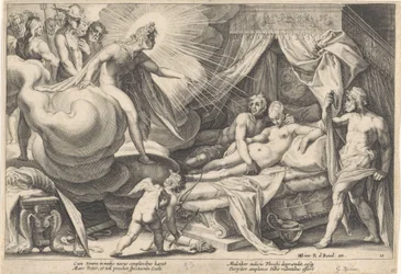 Marte e Vénus surpreendidos por Apollo
Metamorfoses por Ovid (título da série)