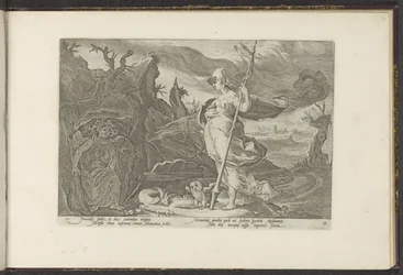 Minerva pede inveja para acender ciúmes em Aglauros
Metamorfoses de Ovid (título da série)
Recriações de P. Ovidius Naso (título da série)