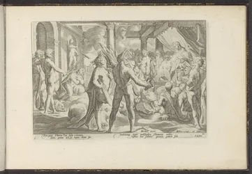 Phaeton no palácio de Helios
Ovidii Metam. Lib. II (título sobre o objecto)
Metamorfoses de Ovid (título da série)
Recriações de P. Ovidius Naso (título da série)