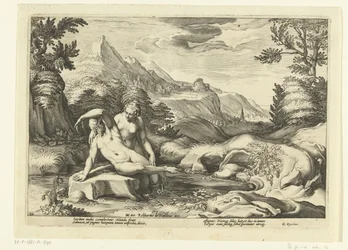 Salmacis e Hermafrodito Metamorfosen de Ovídio (título da série)