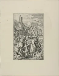 Cristo Carregando a Cruz, prato nove da Paixão de Cristo