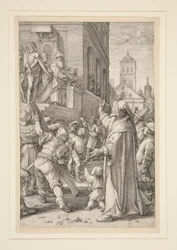 Ecce Homo, de A Paixão, nº 8 de uma série de 12 gravuras