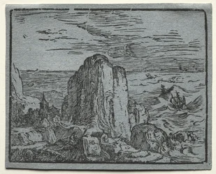 Quatro pequenas paisagens: No.4, Cliff on the Seashore