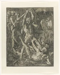 Hércules derrotando Cacus Hércules em Cacus