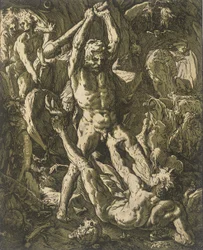 Hércules a matar Caco