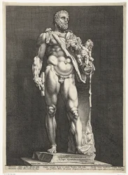 Hércules e Telephos
O Imperador Commodus como Hércules
Três estátuas antigas em Roma (título da série)