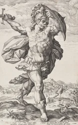 Horácio Cocles (Heróis romanos, prancha 2)