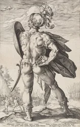Marco Valério Corvo (Heróis romanos, prancha 6)