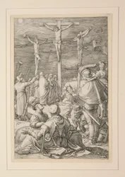 A Crucificação (Cristo na Cruz), de A Paixão, #10 em uma série de 12 gravuras