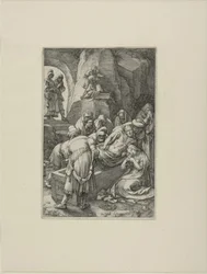 O Sepultamento, placa onze da Paixão de Cristo