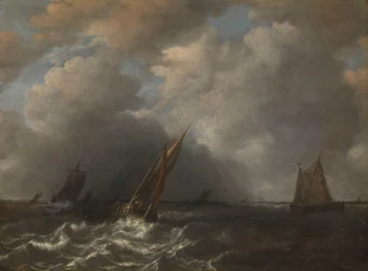 Tempestade no Rio Meuse
