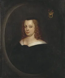 Condessa Ebba Brahe, cortesã sueca, favorita do Rei Gustav Adolf da Suécia - Retrato de Ebba Brahe