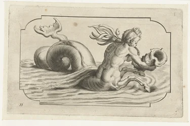 Cavalo marinho com tronco macho
Nouveau Livre des Dieux et Deeßes De la Marine Bouckje of Sea Gods and Goddesses (título da série)