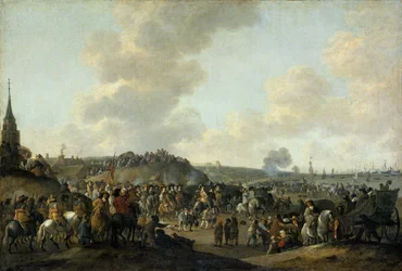 A partida do rei Carlos II da Inglaterra de Scheveningen, 2 de junho de 1660, 1683