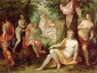 Diana e Acteon, 1608 (óleo sobre cobre)
