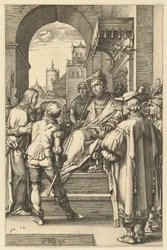 Cristo diante de Pilatos, de A Paixão de Cristo, 1596.