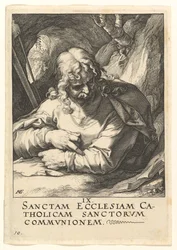 São Tiago Menor, de Cristo, os Apóstolos e São Paulo com o Credo, ca. 1589