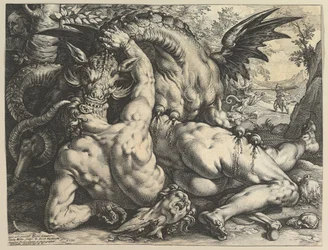 O Dragão Devorando os Companheiros de Cadmus, 1588.