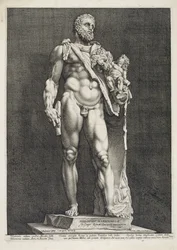 O Imperador Commodus como Hércules