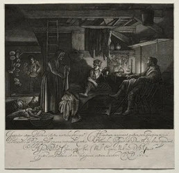 Júpiter e Mercúrio na Casa de Filemon e Baucis.