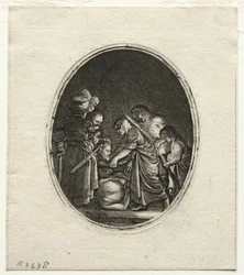 A decapitação de São João Batista.