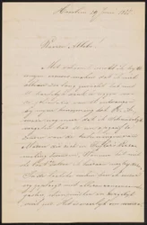 Carta a August Allebé