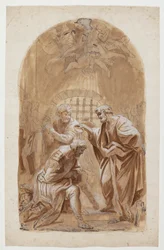 S. Pedro batiza S. Processus e S. Martianus