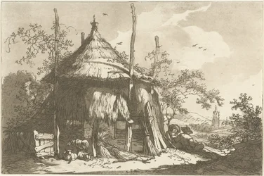 Herders bijeen hooiberg Doze desenhos calculados para uso de quem está aprendendo a desenhar paisagem (título da série)