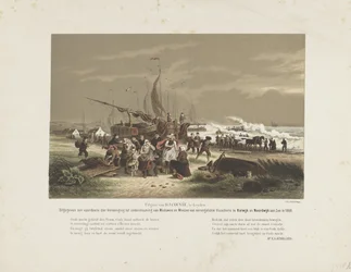 Cena da praia com pescadoras chorosas, 1868