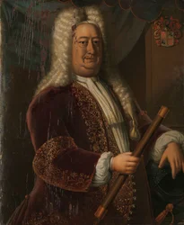 Dirk van Cloon (1730-1735)
Retrato de Dirk van Cloon, Governador-Geral das Índias Orientais Holandesas