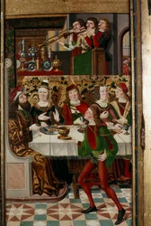 "O Banquete de Assuero" baseado num relato do Livro de Ester, por um desconhecido..., 2022 (foto)