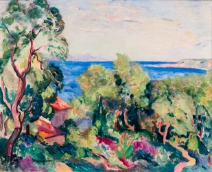 O Golfo de Saint-Tropez, cerca de 1906-1909 (óleo sobre tela)
