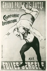 Henri G. Ibels: Grande Prémio de Luta de Paris ... (litografia)