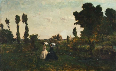 Paisagem com figuras