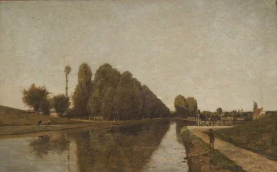 O Canal Briare (óleo sobre tela)