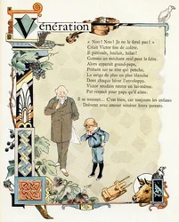 Ilustração para "Alphabet of good examples", c.1890 (gravura)