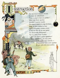 Ilustração para "Alphabet of good examples", c.1890 (gravura)