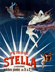 Cartaz Vintage Petrole Star