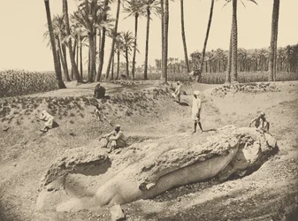 Estátua de Sesostris reclinado (Saqqara)