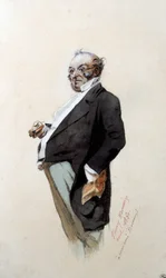 Retrato do autor em Monsieur Prud