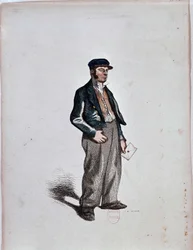 The Commissionaire (Factor) de Henri Monnier, c. 1850