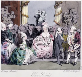 Uma noite (século XVIII) - em "Jadis et aujourd