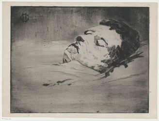 Retrato de um homem desconhecido no seu leito de morte